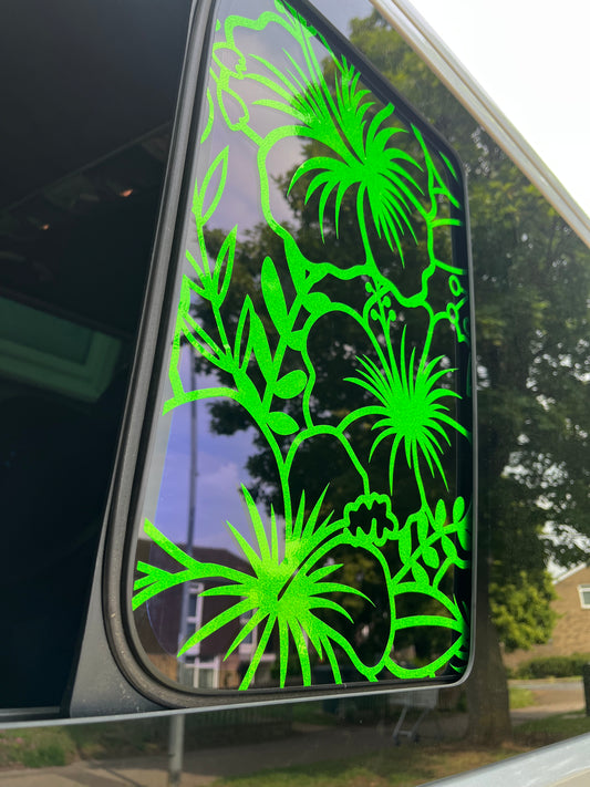Hibiscus Flower Graphic HOLOGRAPHIC SPARKLE