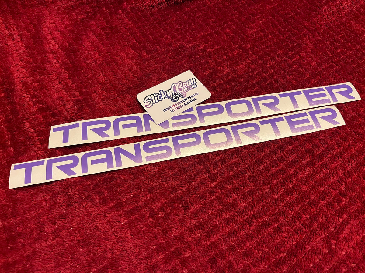 TRANSPORTER inner door step graphic