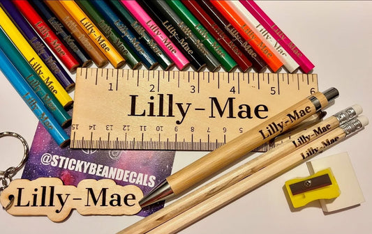 Personalised pencil set, Back To school