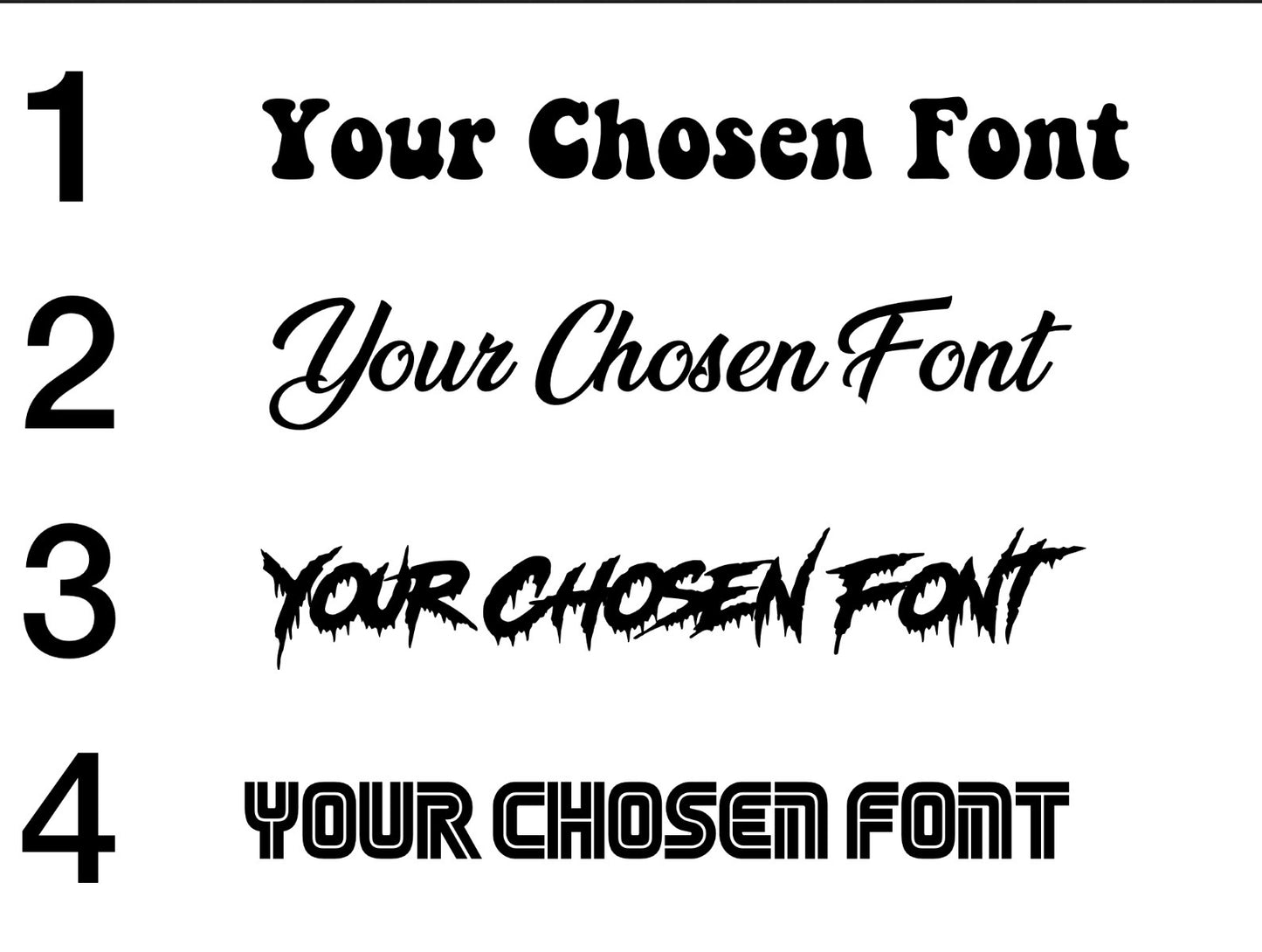Vehicle Name Decal