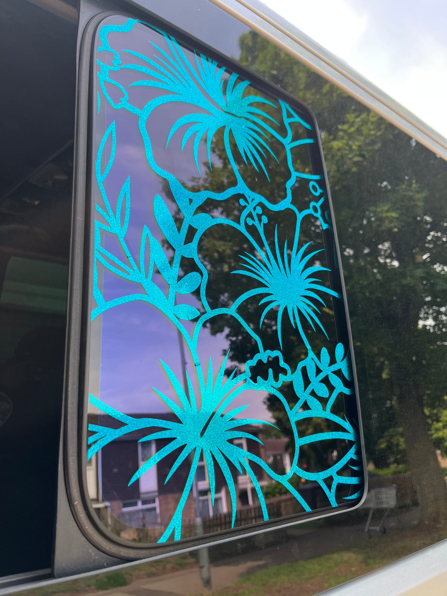 Hibiscus Flower Graphic HOLOGRAPHIC SPARKLE