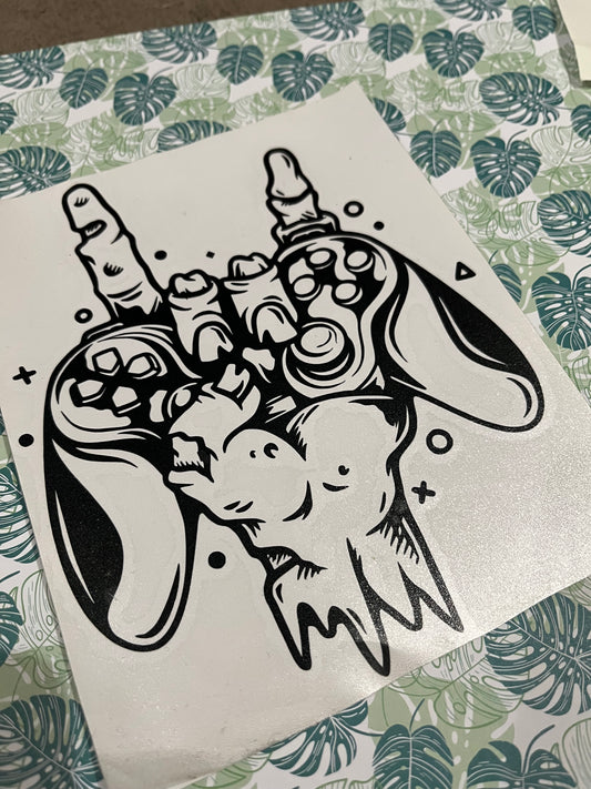 Zombie Gamer Decal