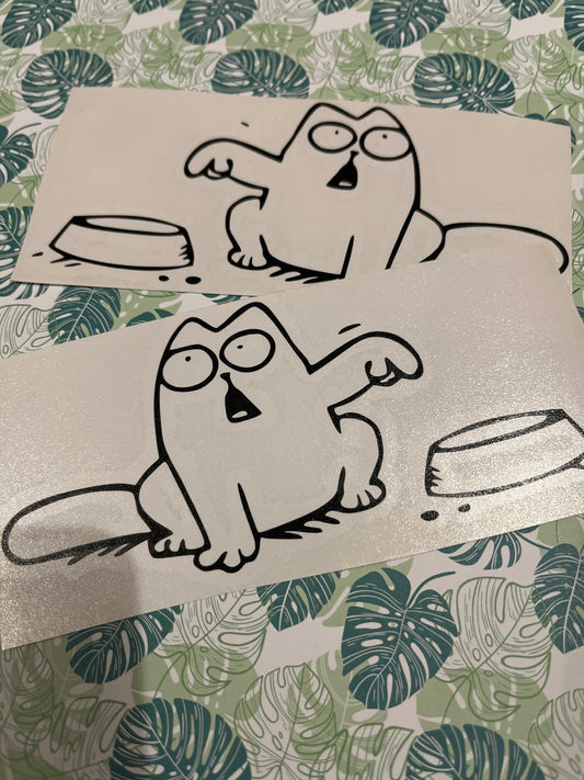 Simons Cat Funny Decal
