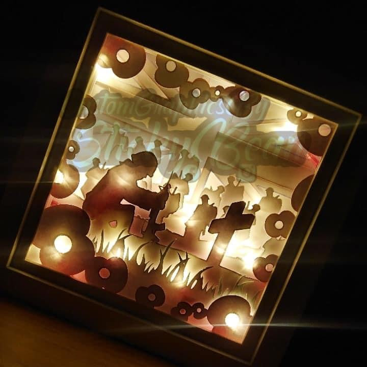 Lest We Forget 3d Multi Layered Shadow/Light Box