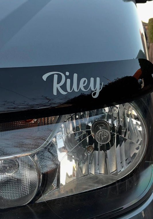 Vehicle Name Decal