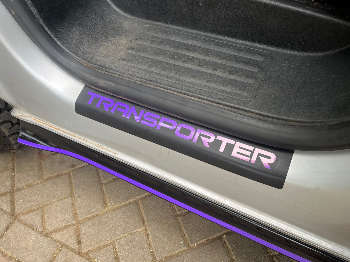 TRANSPORTER inner door step graphic