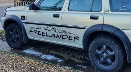 FREELANDER with Mountains side graphics (pair)