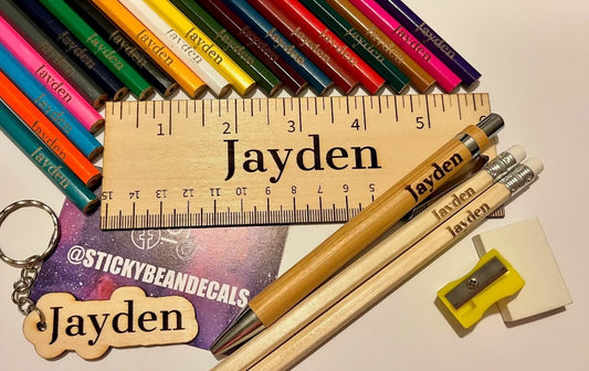 Personalised pencil set, Back To school